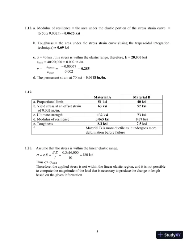 Solution Manual for Materials for Civil and Construction Engineers, 4th Edition - Page 7 preview image
