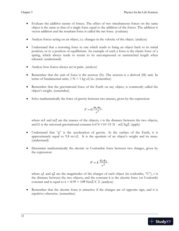 Physics For The Life Sciences , 2nd UK Ed. Edition Class Notes - Page 13 preview image