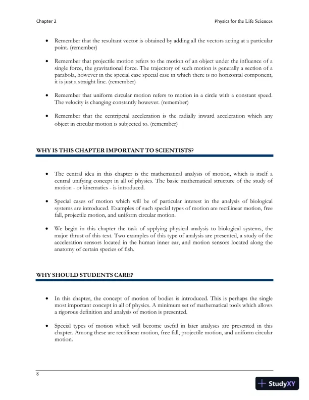 Physics For The Life Sciences , 2nd UK Ed. Edition Class Notes - Page 9 preview image