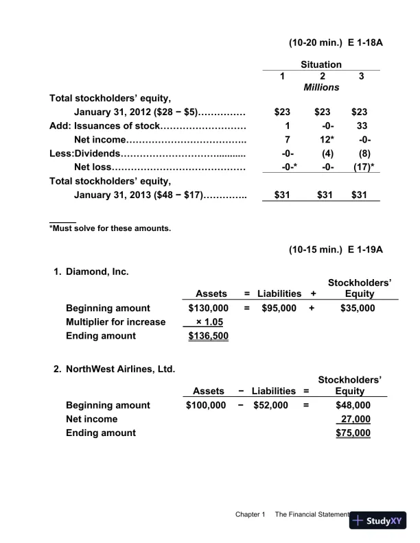 Financial Accounting, 9th Edition Solution Manual - Page 10 preview image