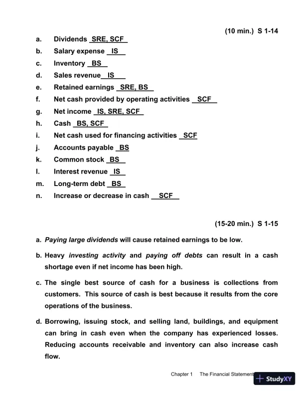 Financial Accounting, 9th Edition Solution Manual - Page 8 preview image