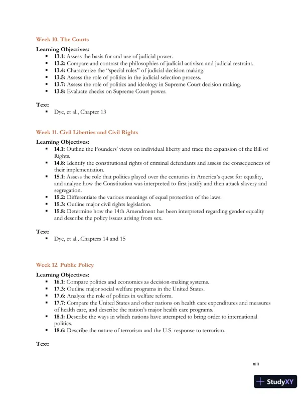 Revision Notes for Politics in America, 11th edition - Page 15 preview image
