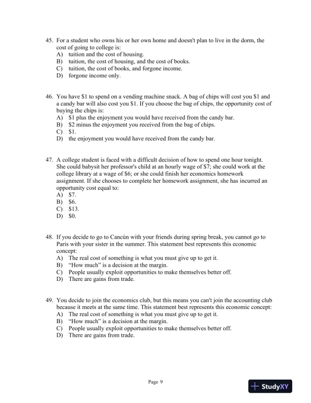 Macroeconomics Fourth Edition Test Bank - Page 10 preview image