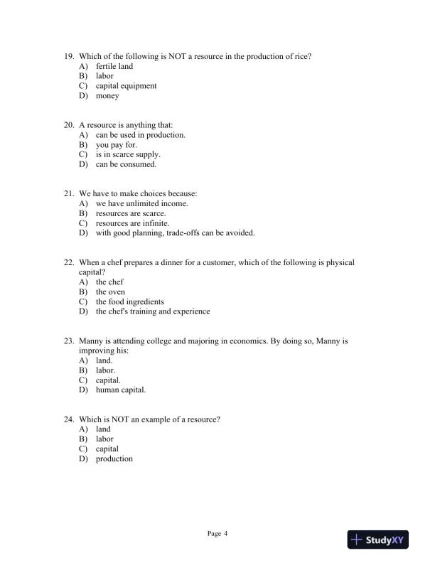 Macroeconomics Fourth Edition Test Bank - Page 5 preview image