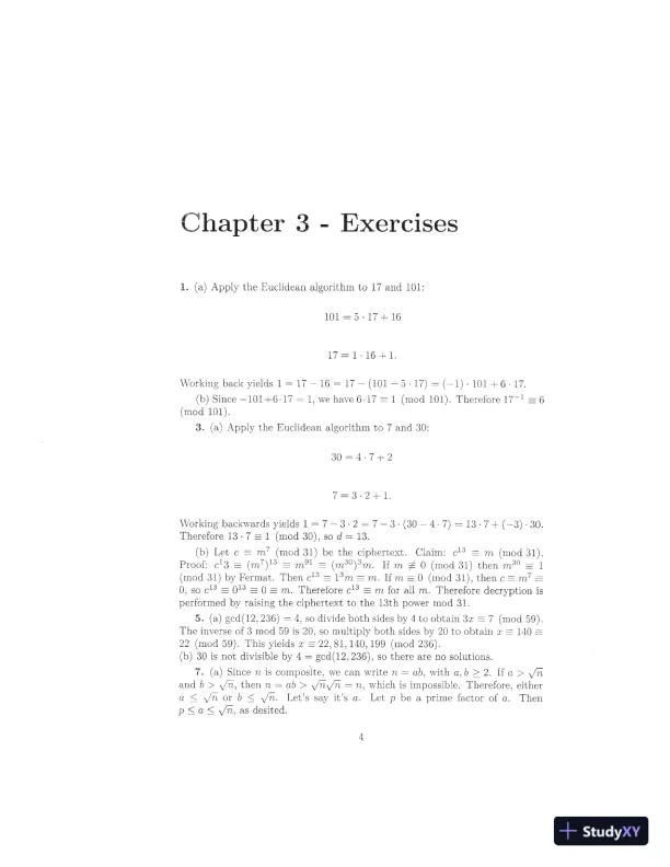Solution Manual for Introduction to Cryptography with Coding Theory, 3rd Edition - Page 10 preview image