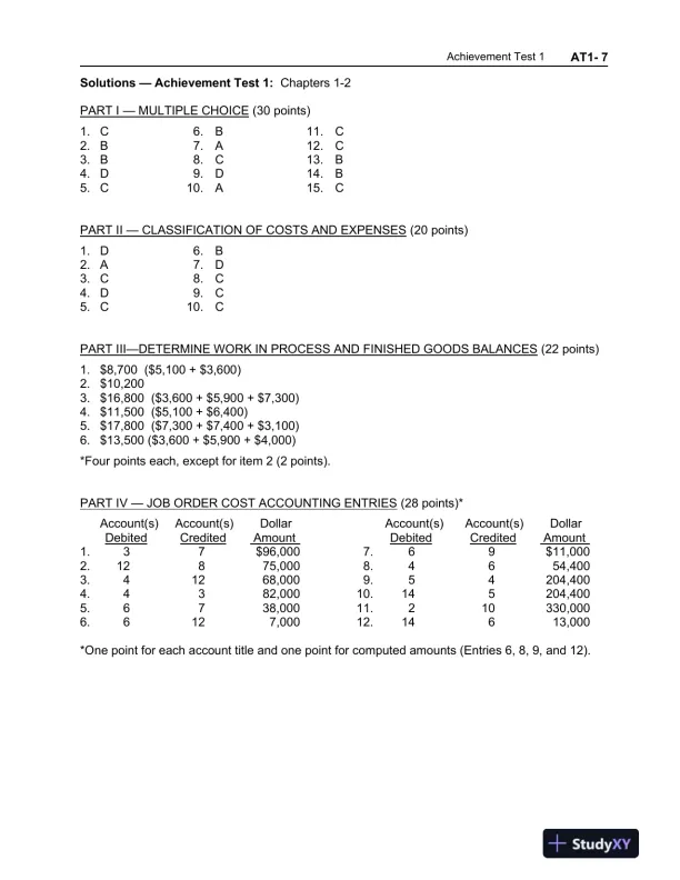 Managerial Accounting: Tools for Business Decision Making, 6th Edition Test Bank - Page 8 preview image