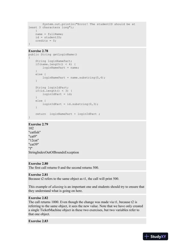 Solution Manual for Objects First with Java: A Practical Introduction Using BlueJ, 6th Edition - Page 16 preview image