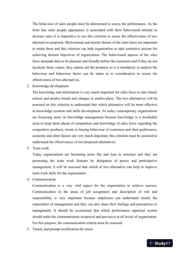 ENG315 Performance Appraisal Method - Page 5 preview image