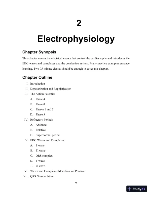 EKG Plain and Simple, 4th Edition Class Notes - Page 10 preview image