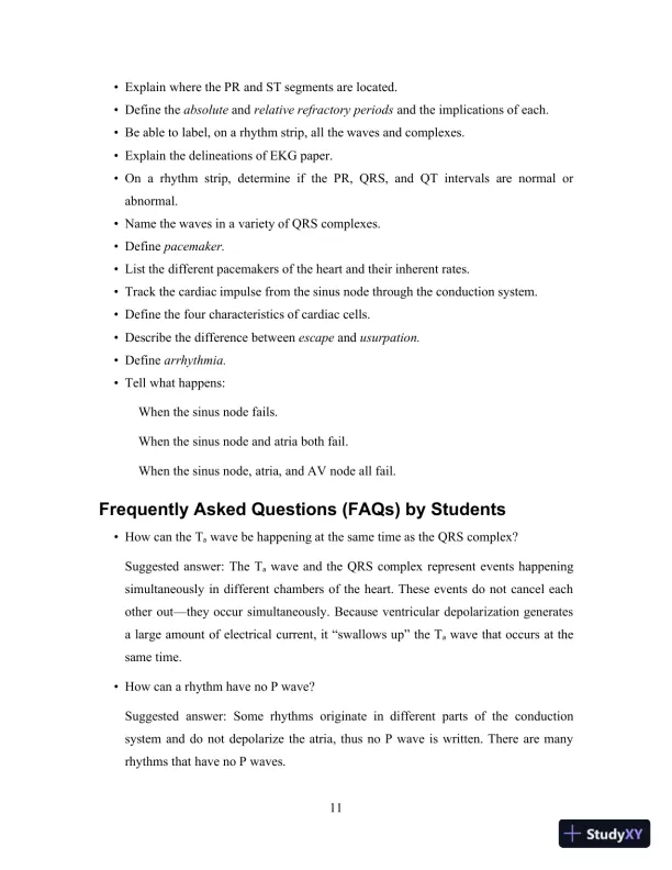 EKG Plain and Simple, 4th Edition Class Notes - Page 12 preview image