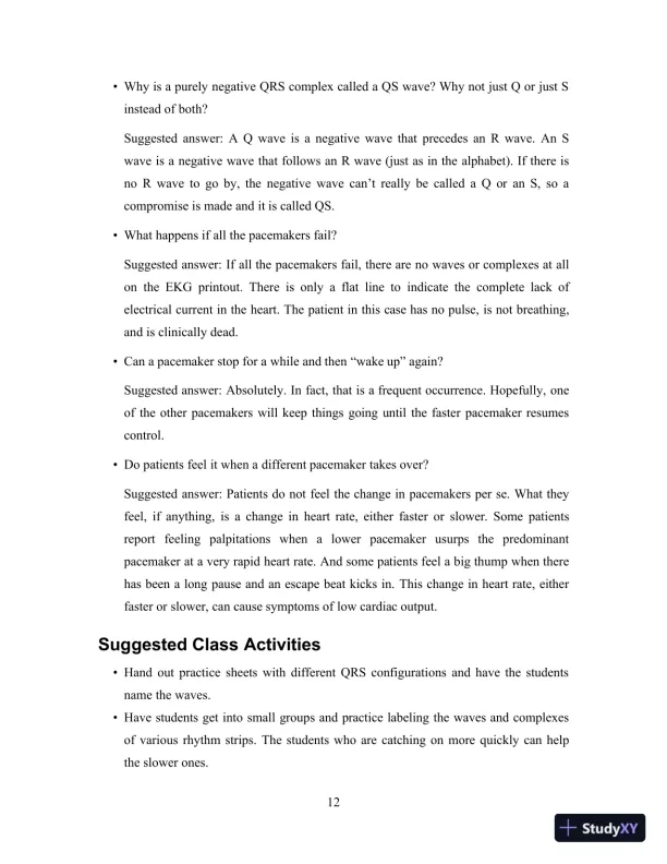 EKG Plain and Simple, 4th Edition Class Notes - Page 13 preview image