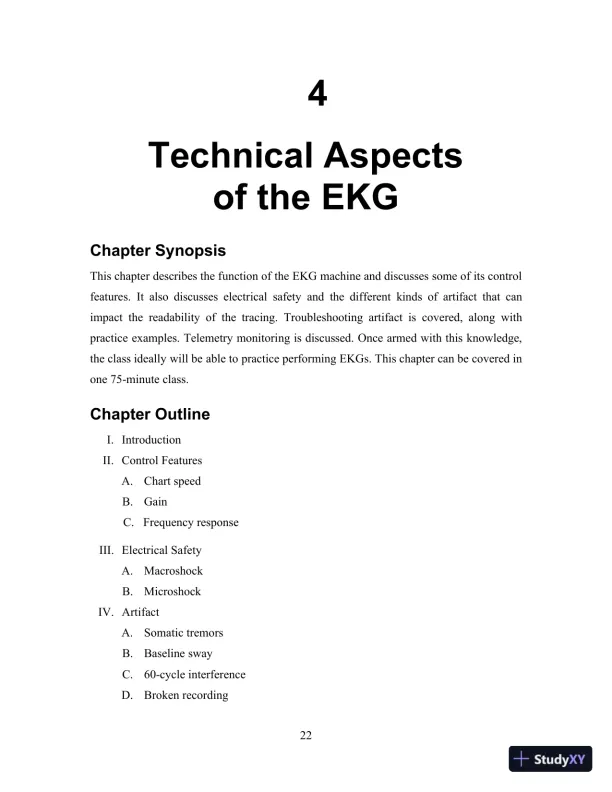 EKG Plain and Simple, 4th Edition Class Notes - Page 23 preview image