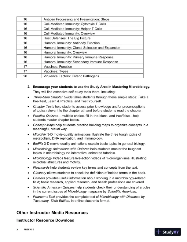 Test Bank For Microbiology with Diseases by Taxonomy, 6th Edition - Page 10 preview image