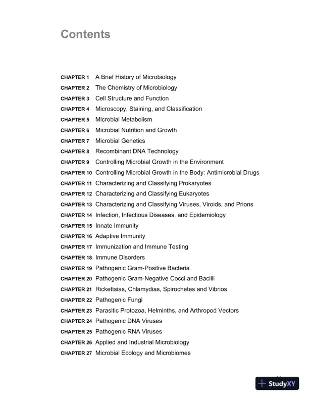 Test Bank For Microbiology with Diseases by Taxonomy, 6th Edition - Page 3 preview image