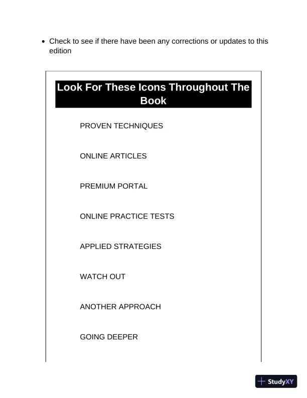 Princeton Review GRE Premium Prep, 2023: 7 Practice Tests + Review and Techniques (2022) - Page 12 preview image