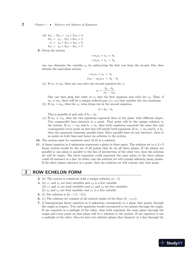 Solution Manual for Linear Algebra with Applications, 10th Edition - Page 7 preview image