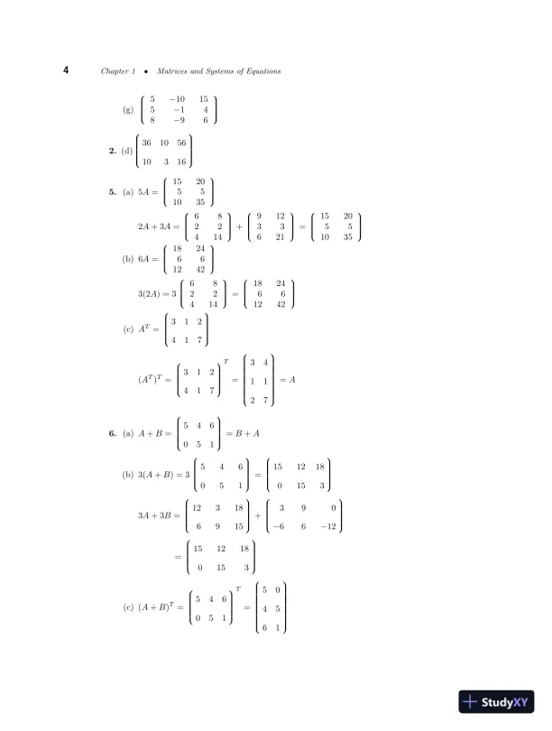 Solution Manual for Linear Algebra with Applications, 10th Edition - Page 9 preview image