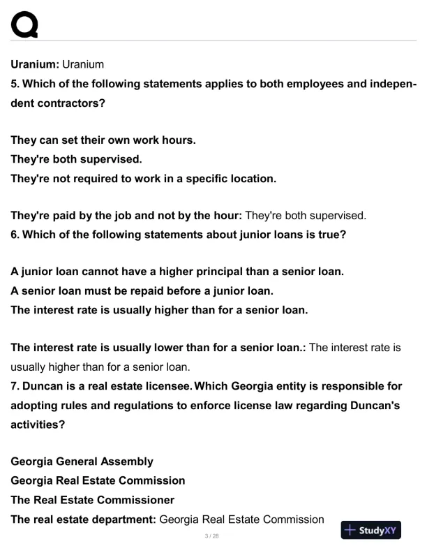 The CE Shop Construction Final Exam With Answers (100 Solved Questions) - Page 4 preview image
