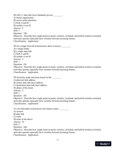 Test Bank For Business Data Networks And Security, 10th Edition - Page 16 preview image