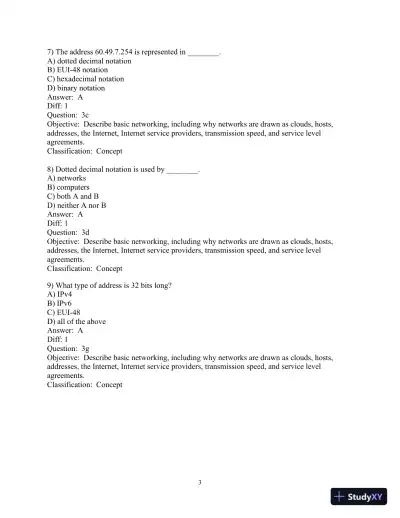 Test Bank For Business Data Networks And Security, 10th Edition - Page 4 preview image