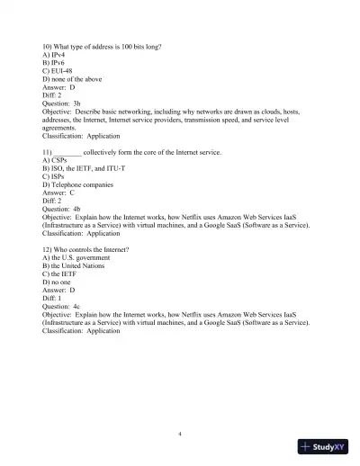 Test Bank For Business Data Networks And Security, 10th Edition - Page 5 preview image