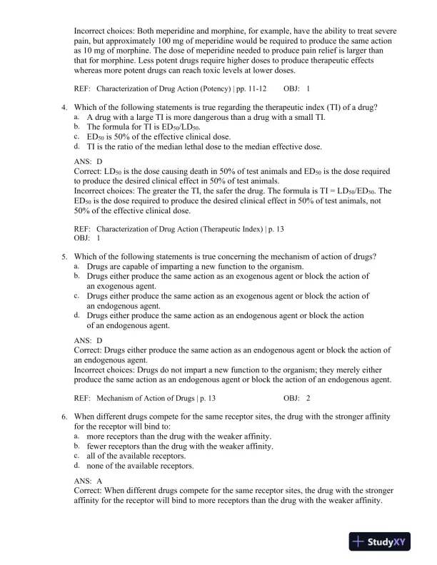 Applied Pharmacology for the Dental Hygienist 7th Edition Test Bank - Page 14 preview image