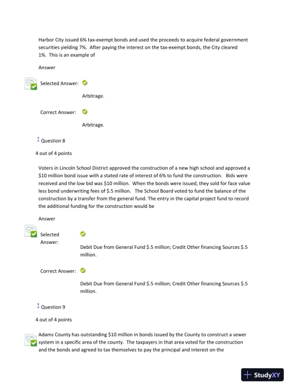 Governmental Accounting: Debt Issuance, Capital Projects, and Fixed Asset Reporting - Page 5 preview image