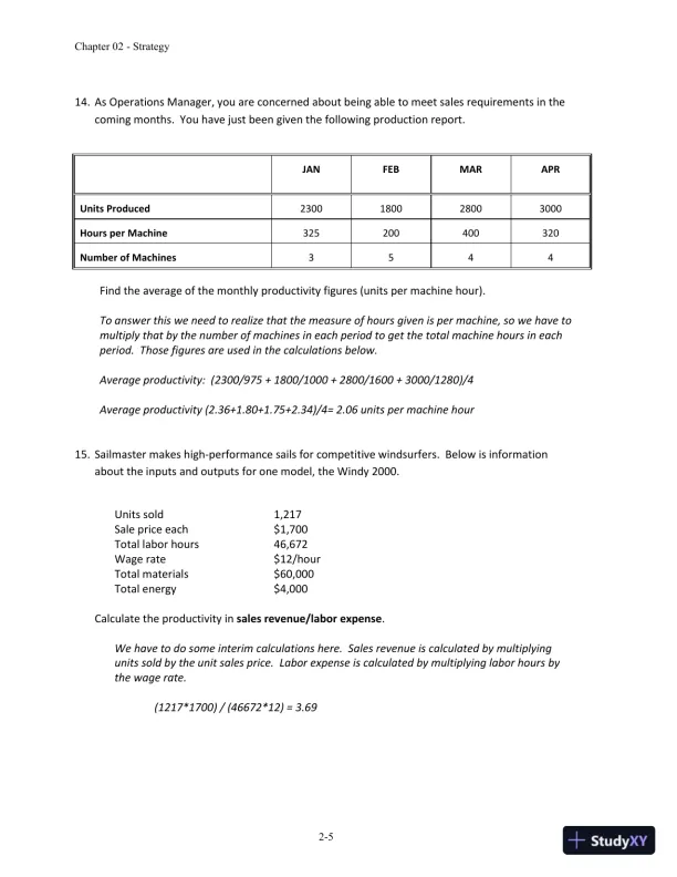 Solution Manual for Operations and Supply Chain Management, 14th Edition - Page 14 preview image
