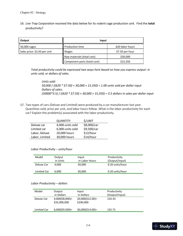 Solution Manual for Operations and Supply Chain Management, 14th Edition - Page 15 preview image