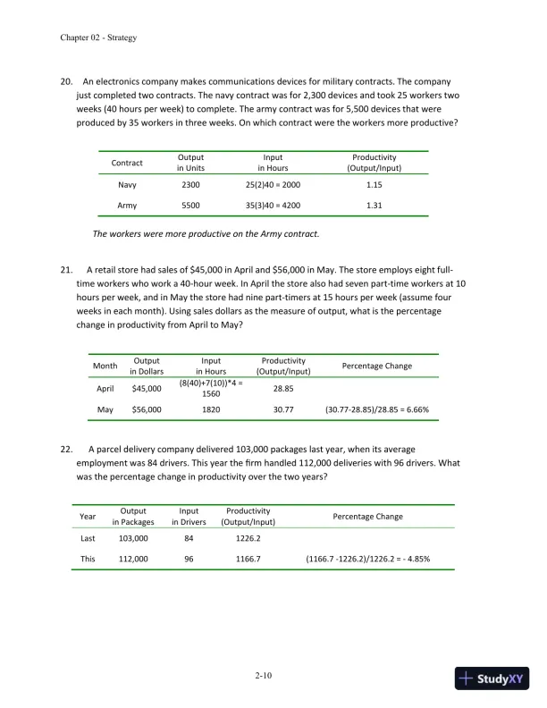Solution Manual for Operations and Supply Chain Management, 14th Edition - Page 19 preview image