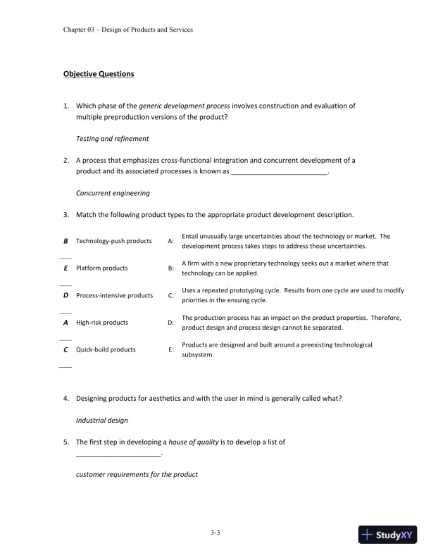 Solution Manual for Operations and Supply Chain Management, 14th Edition - Page 23 preview image