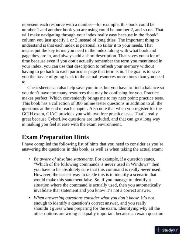 GCIH GIAC Certified Incident Handler All-in-One Exam Guide (2020) - Page 28 preview image