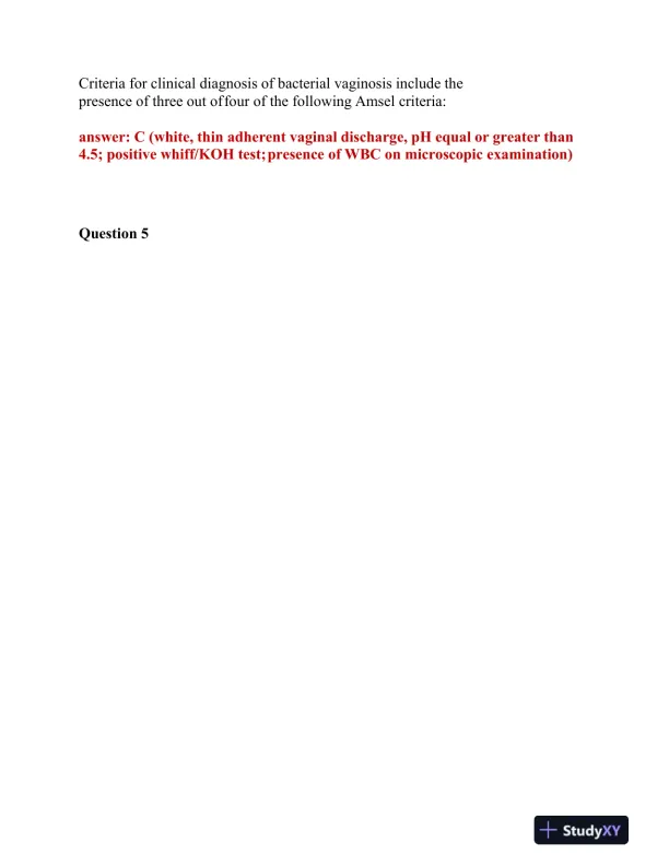 2021 NRNP6552 Hemotology Midterm Exam With Answers (101 Solved Questions) - Page 3 preview image