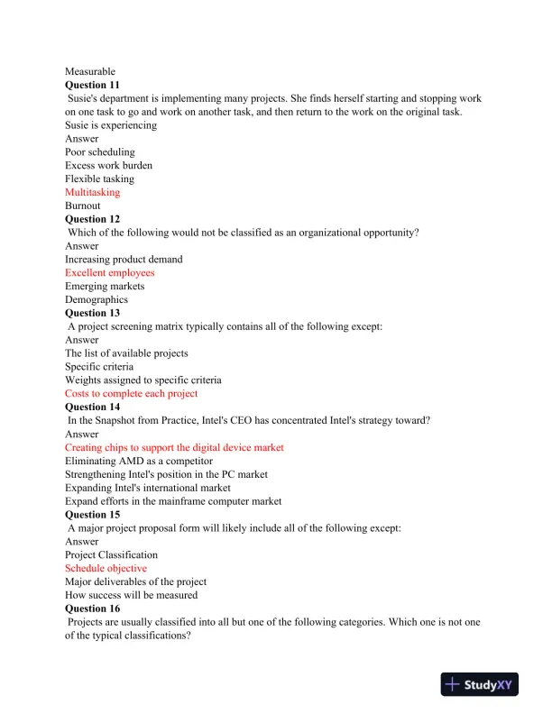 Bus517 Midterm Exam Part 1 & 2 - Page 4 preview image