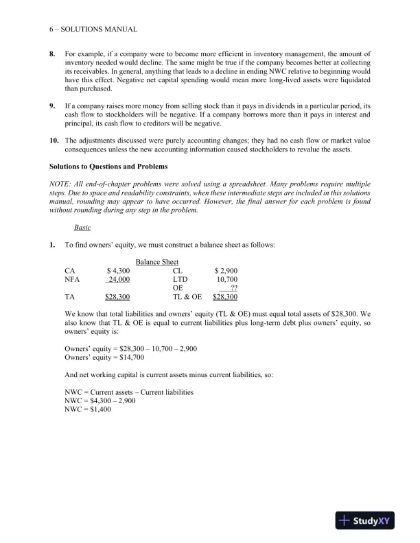 Solution Manual For Corporate Finance, 12th Edition - Page 6 preview image