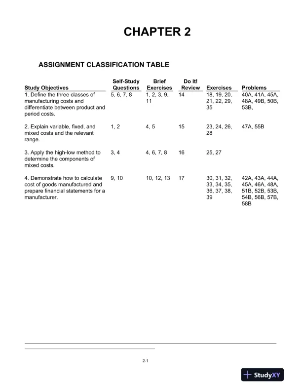 Solution Manual for Managerial Accounting: Tools for Business Decision-Making, Fifth Canadian Edition - Page 14 preview image