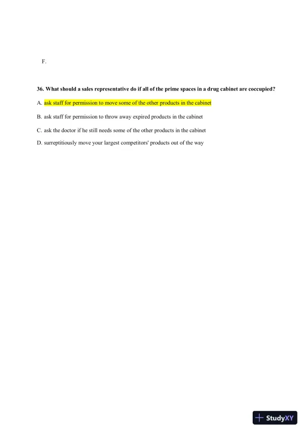 NAPSRX Pharmacology CNPR Final Exam With Answers (160 Solved Questions) - Page 11 preview image
