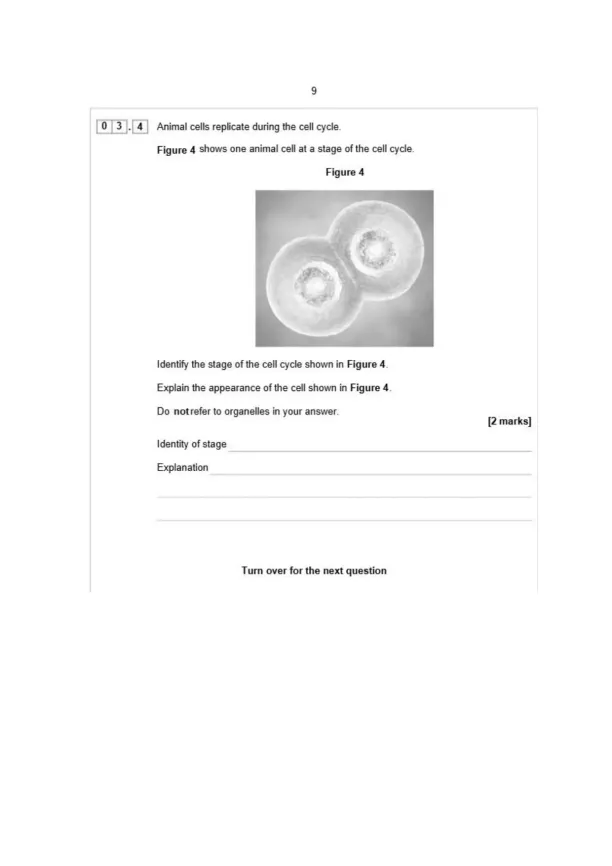 AS Biology Paper 1 2024 - Page 9 preview image