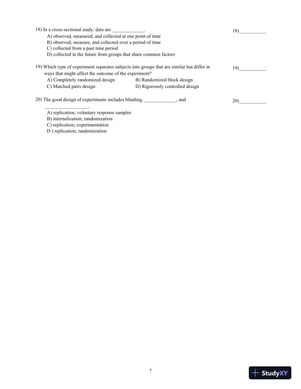 Test Bank For Essentials of Statistics, 6th Edition - Page 11 preview image