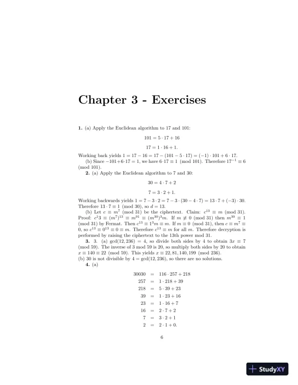 Solution Manual For Introduction To Cryptography With Coding Theory, 2nd Edition - Page 11 preview image