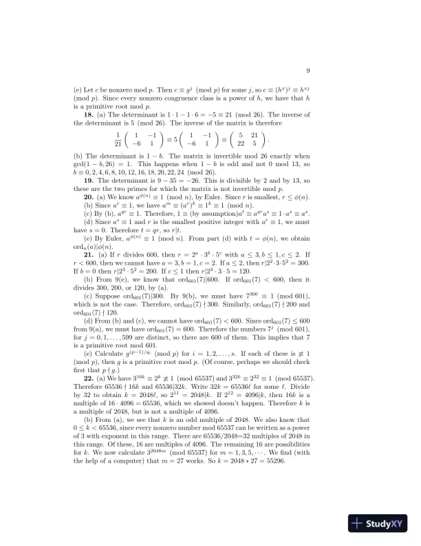 Solution Manual For Introduction To Cryptography With Coding Theory, 2nd Edition - Page 14 preview image