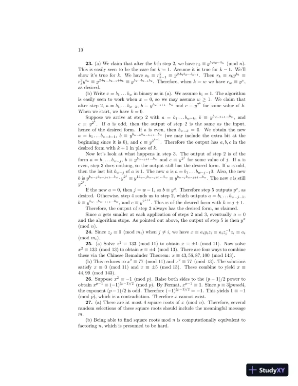 Solution Manual For Introduction To Cryptography With Coding Theory, 2nd Edition - Page 15 preview image