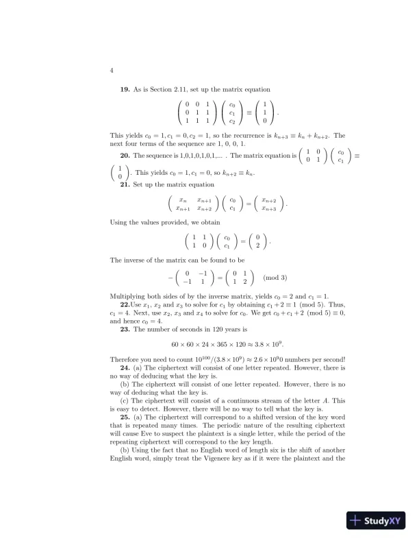 Solution Manual For Introduction To Cryptography With Coding Theory, 2nd Edition - Page 9 preview image