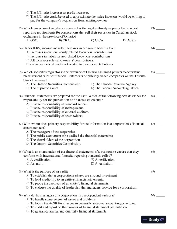 Financial Accounting 6th Canadian Edition Test Bank - Page 10 preview image