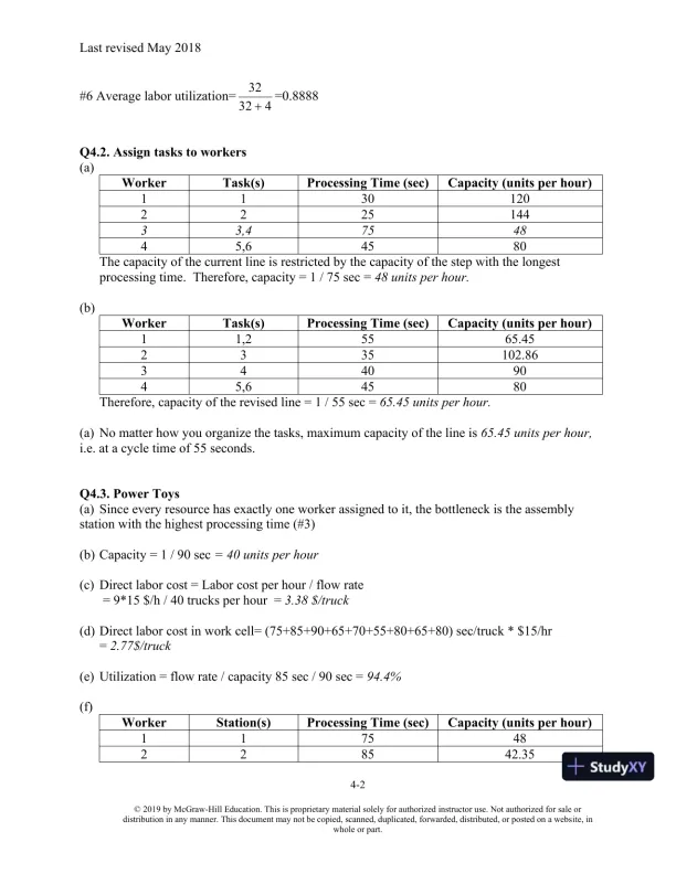 Solution Manual For Matching Supply with Demand: An Introduction to Operations Management, 4th Edition - Page 11 preview image