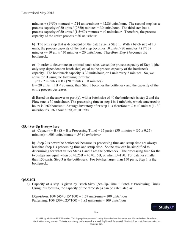 Solution Manual For Matching Supply with Demand: An Introduction to Operations Management, 4th Edition - Page 17 preview image