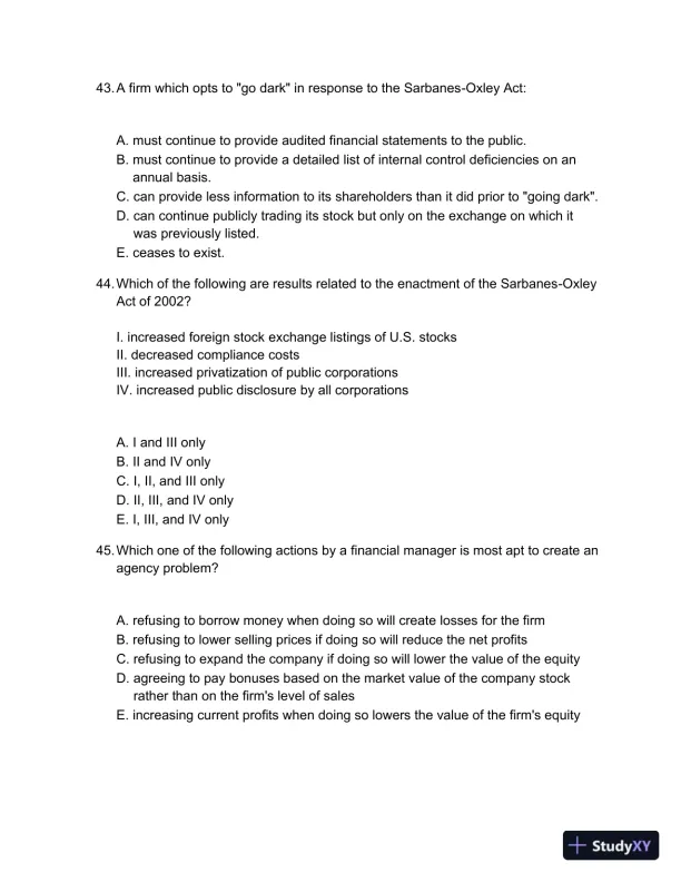 Test Bank For Fundamentals Of Corporate Finance Standard Edition, 10th Edition - Page 15 preview image