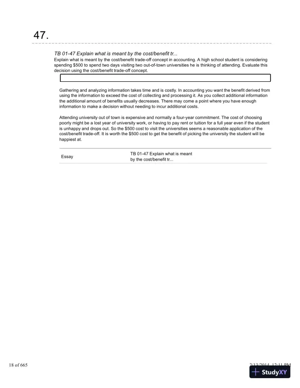Financial Accounting: A Critical Approach 2013, 4th Edition Test Bank - Page 19 preview image