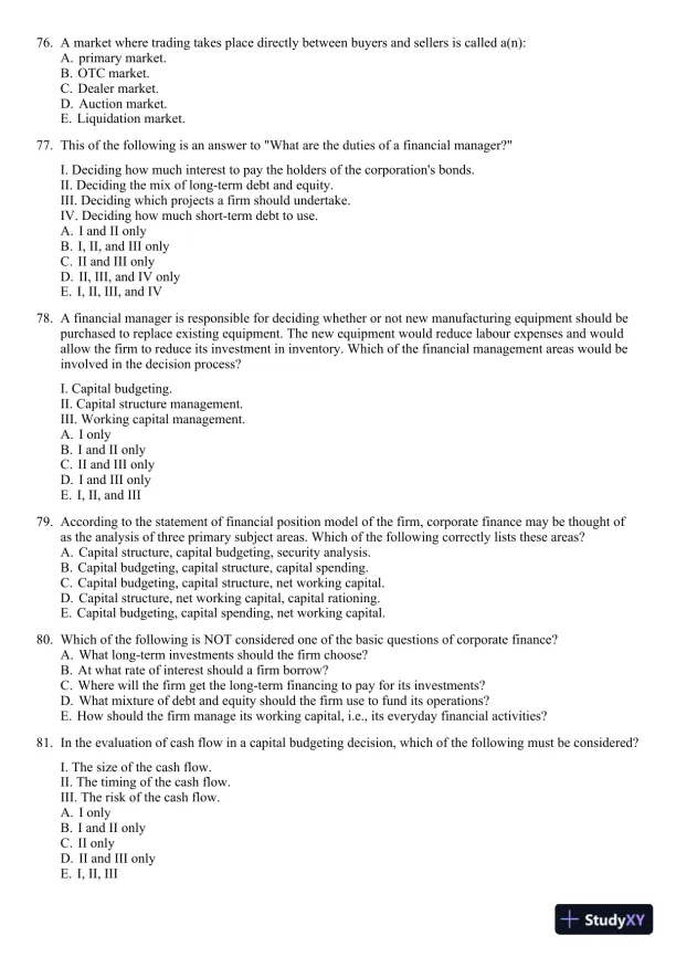 Test Bank For Fundamentals Of Corporate Finance, 8th Canadian Edition - Page 11 preview image