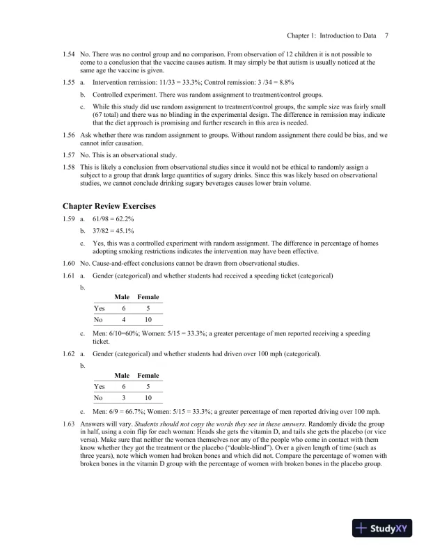 Solution Manual for Introductory Statistics: Exploring the World Through Data, 3rd Edition - Page 13 preview image